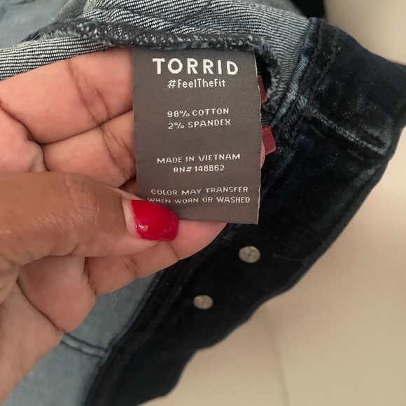 Torrid Blue Denim Vest - Picture 5 of 11